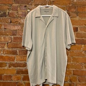 Madewell Knit Camp Shirt Size Large